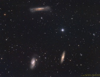 2020/04 Leo-Triplett (M66-Gruppe) Das Leo-Triplett ist eine Ansammlung von drei Galaxien im Sternbild des Löwen. Das Galaxien-Trio besteht aus M66, M65 und NGC 3628. Das Leo-Triplett ist ca. 30...