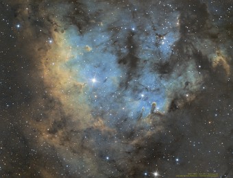 2021/09 NGC 7822 / Sh2-171 / Berkeley 59 Der Emissionsnebel NGC 7822 (auch Sharpless 171 genannt) mit dem Sternhaufen Berkeley 59 in Schmalband. Der Nebel ist im Sternbild Kepheus zu finden und ca....